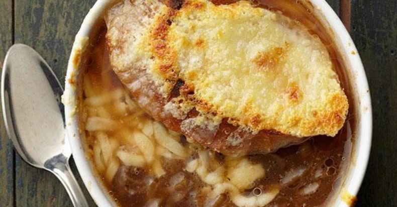 is french onion soup vegetarian or Vegan