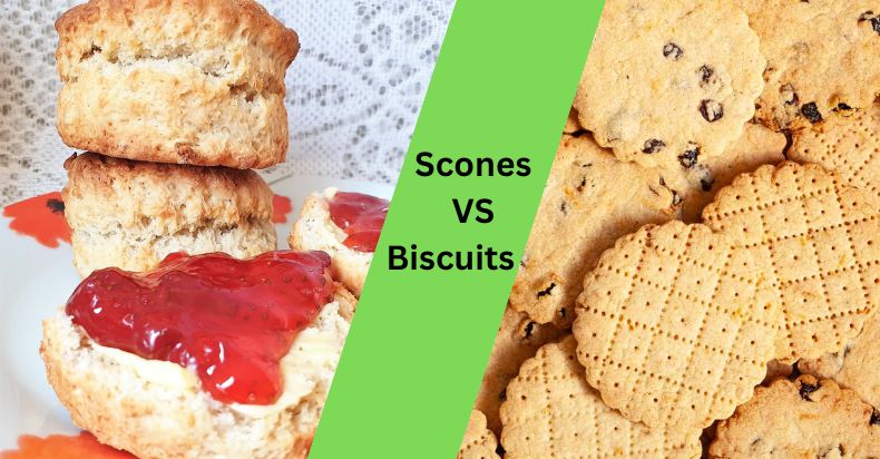 difference between scones and biscuits