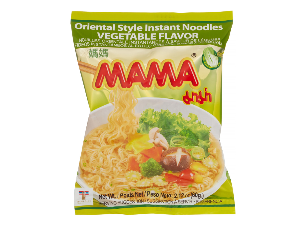 Mama Instant Noodles Vegetable Flavor: