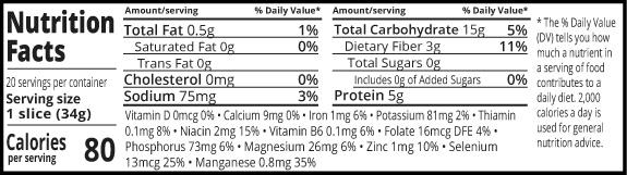 Ezekiel Bread Nutrition