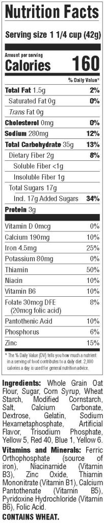 Marshmallow Mateys Ingredients