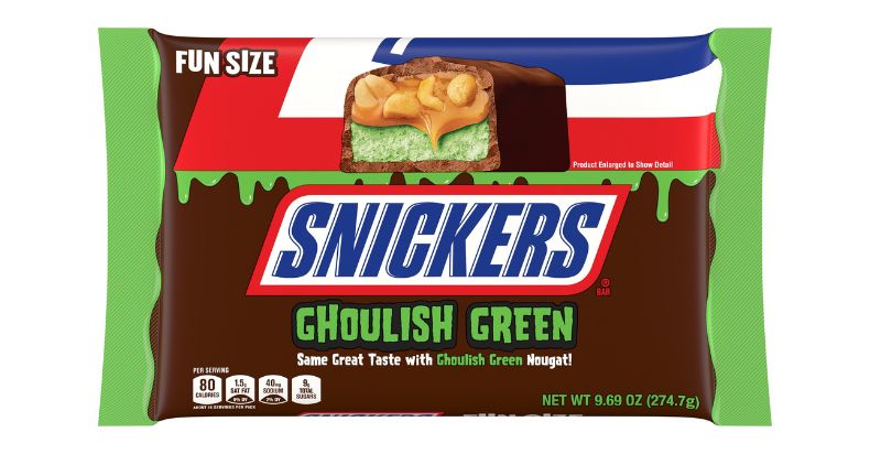 snickers ghoulish green