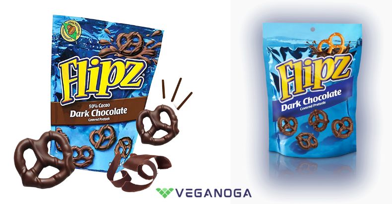 Flipz Dark Chocolate Pretzels Vegan, Gluten Free and Healthy