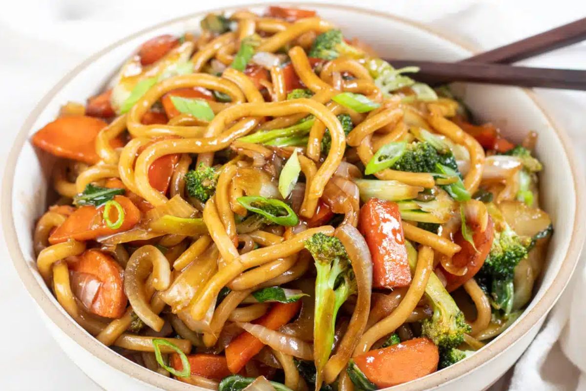 Are Udon Noodles Vegan Easy Vegan Yaki Udon Recipe Veganoga