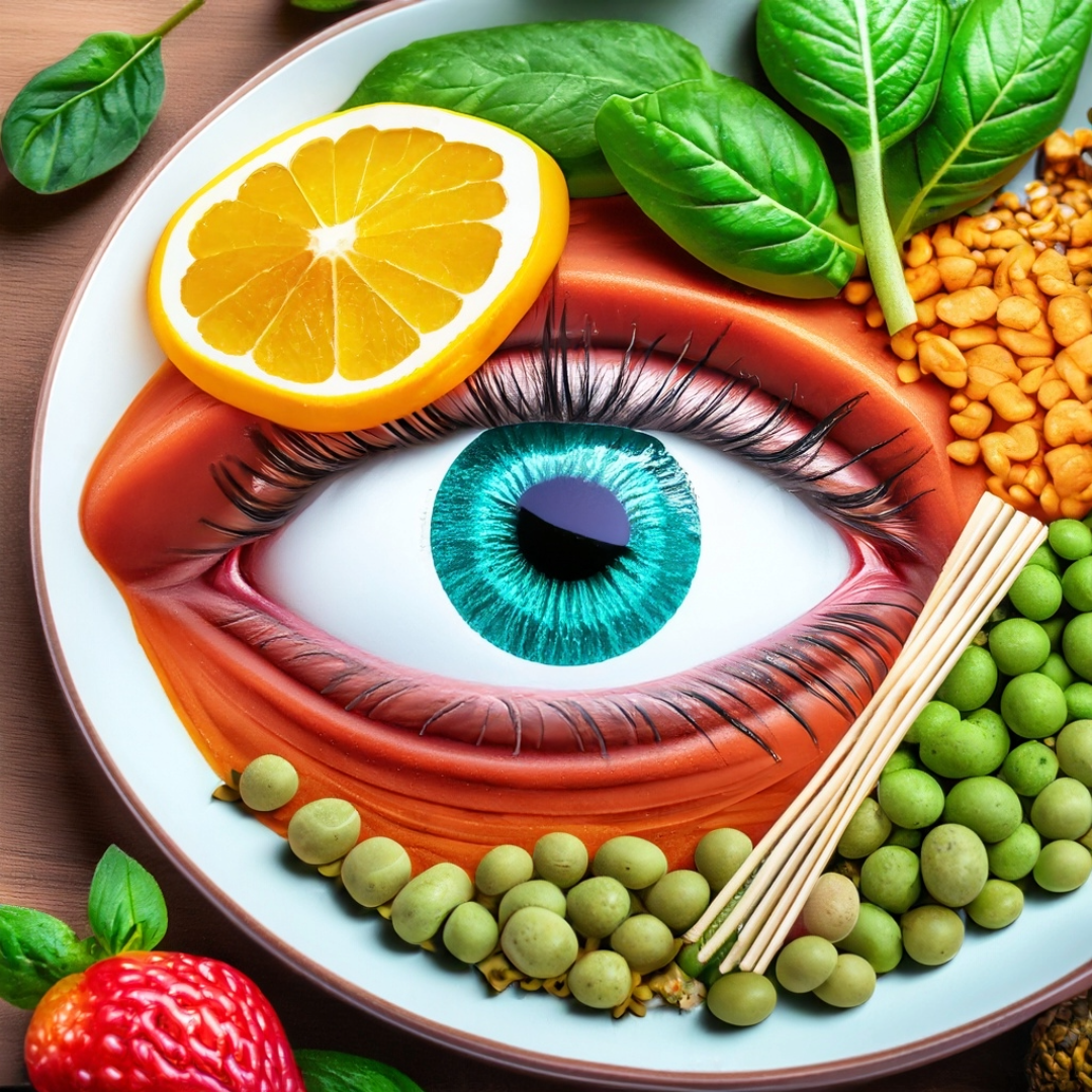 how to change eye color naturally with food